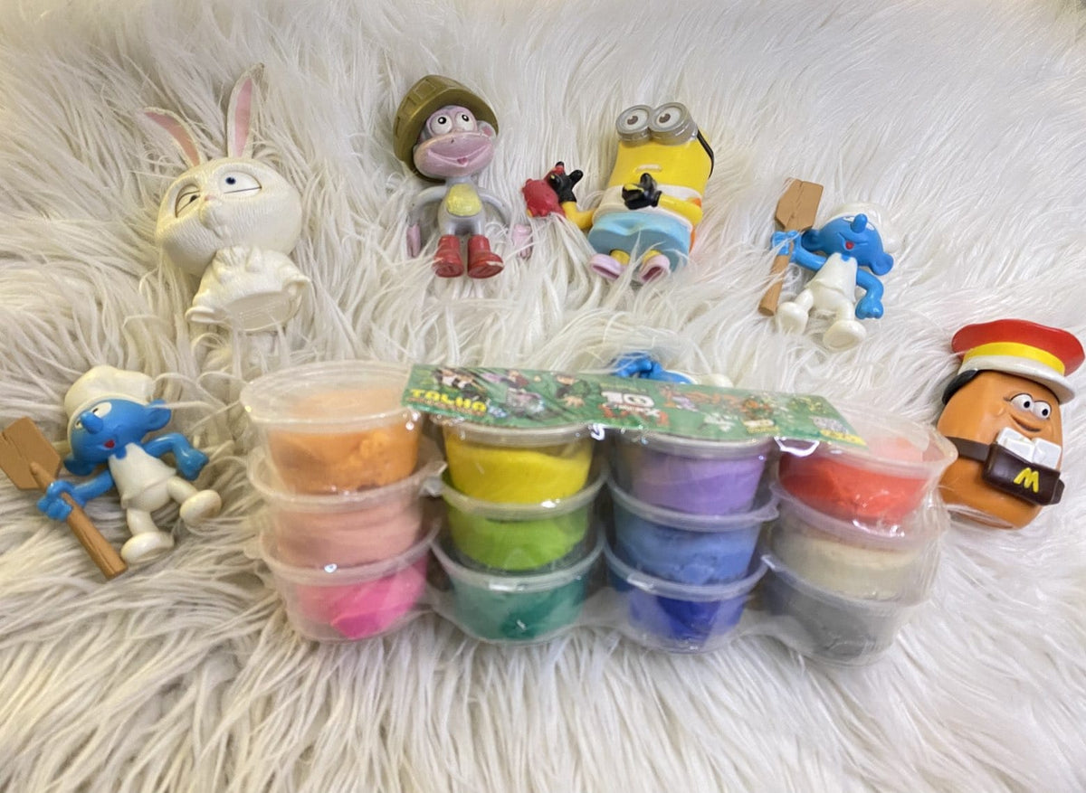 12-Color Kids Play Dough Clay Set – Creative Modeling & Sensory Play