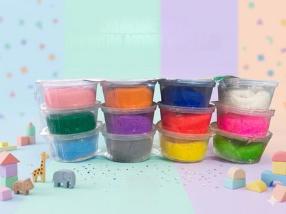 12-Color Kids Play Dough Clay Set – Creative Modeling & Sensory Play