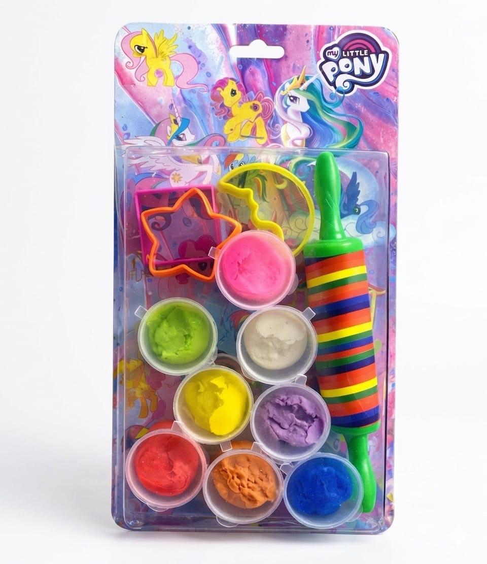 Ultimate Clay & Slime Combo Set – 9 Color Slimes + Play Dough & Creative Tools