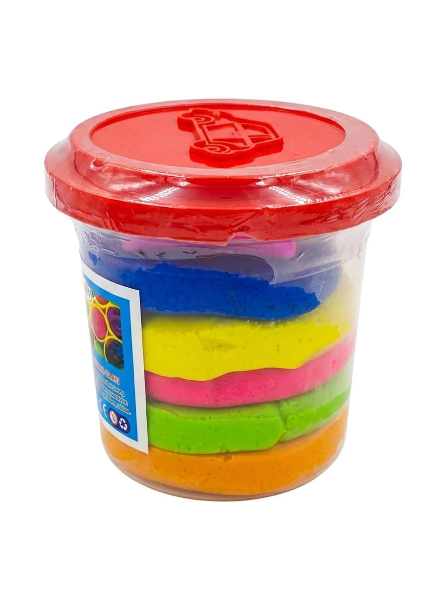 5-Color Kids Play Dough Clay – Creative Modeling & Sensory Activity Set
